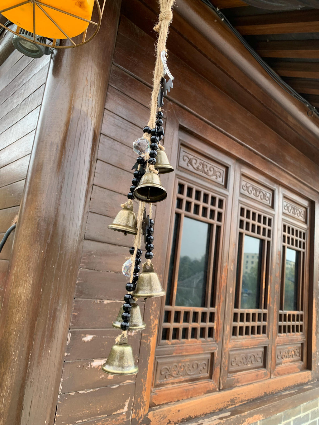 Handmade Hanging Witch Bells for Protection, Witch Bell for Home Blessing, Hanging Ward to Ward Off Negativity, Wiccan Supplies, Pagan Decor