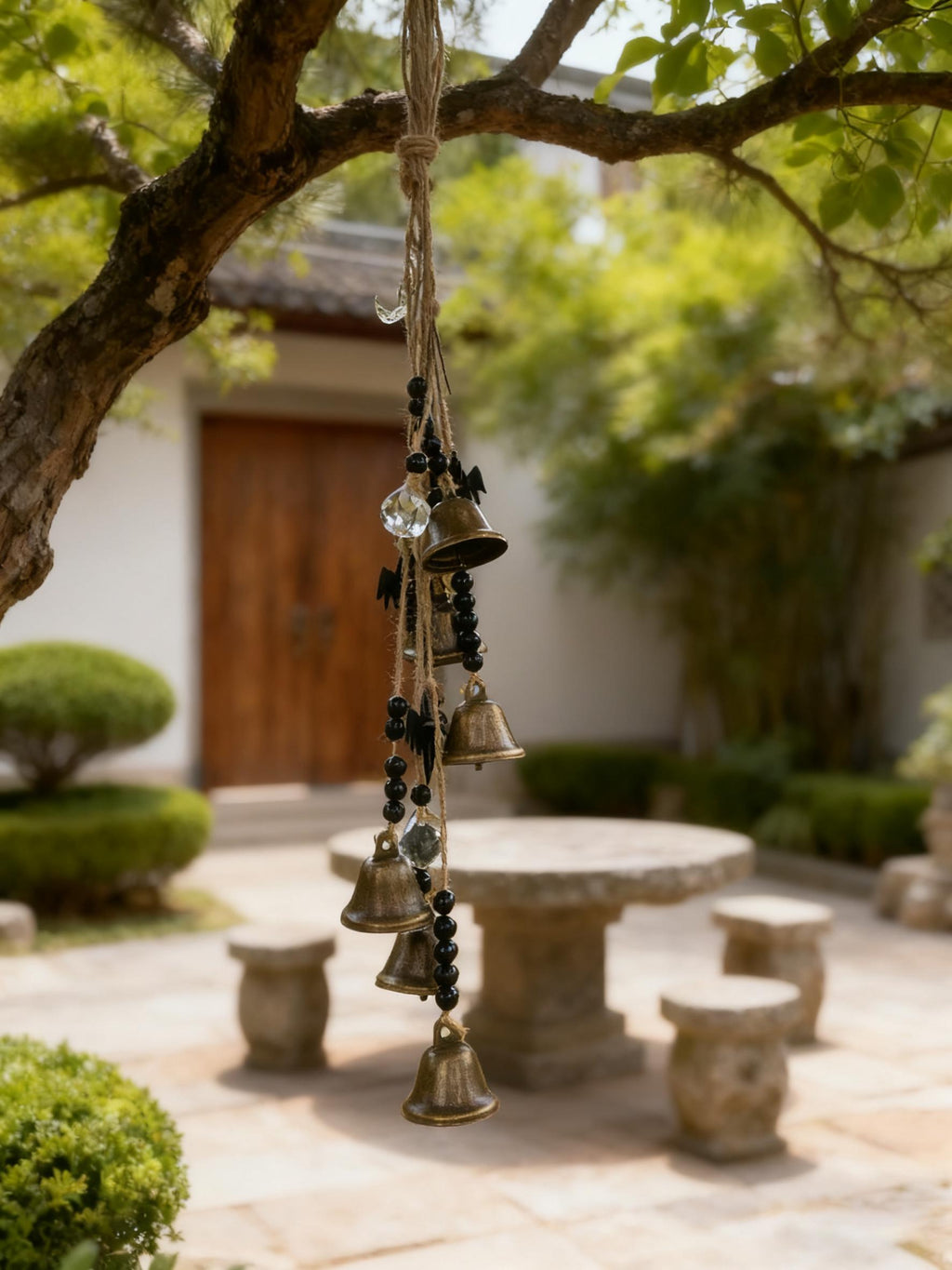 Handmade Hanging Witch Bells for Protection, Witch Bell for Home Blessing, Hanging Ward to Ward Off Negativity, Wiccan Supplies, Pagan Decor