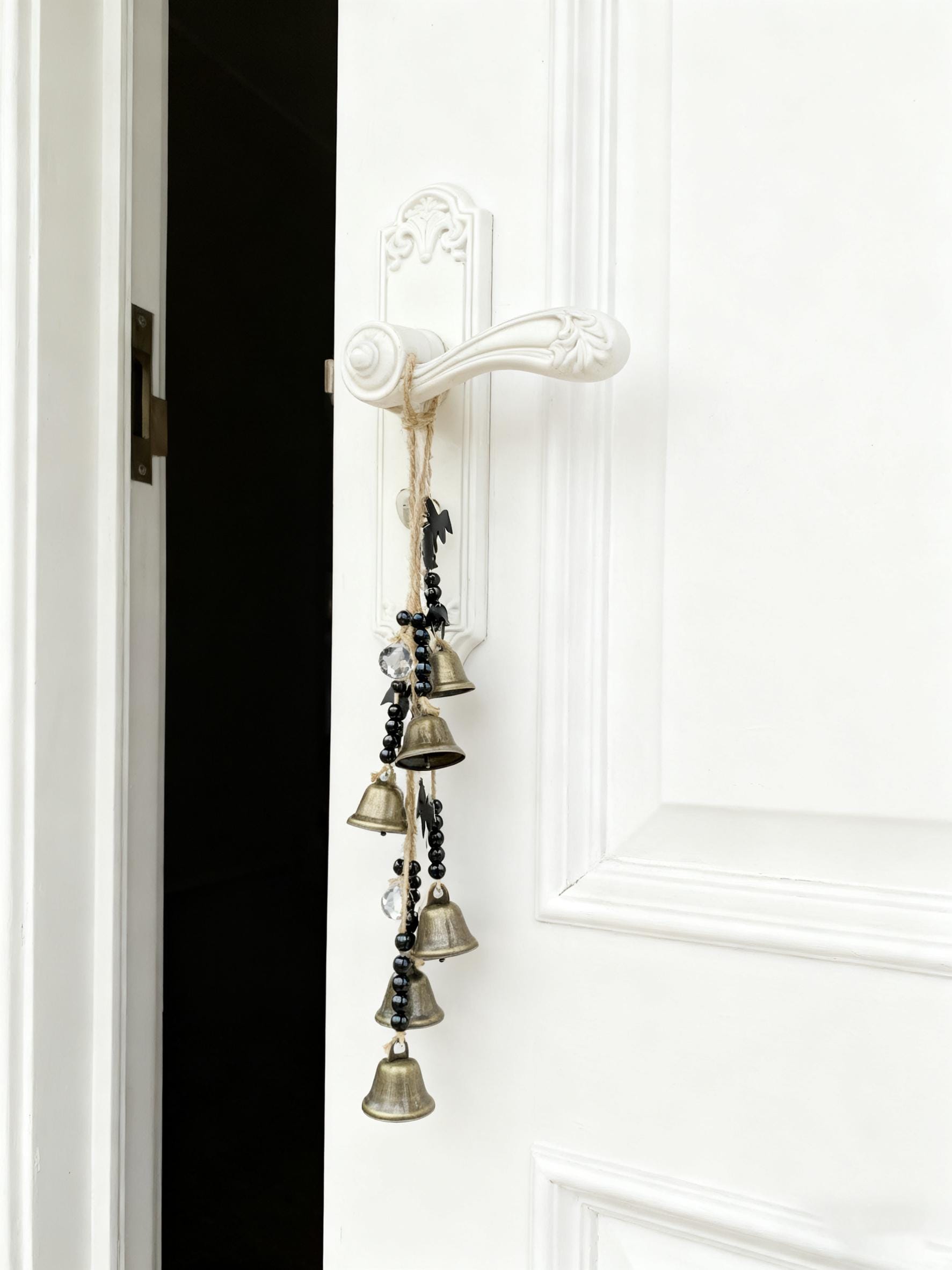 Handmade Hanging Witch Bells for Protection, Witch Bell for Home Blessing, Hanging Ward to Ward Off Negativity, Wiccan Supplies, Pagan Decor