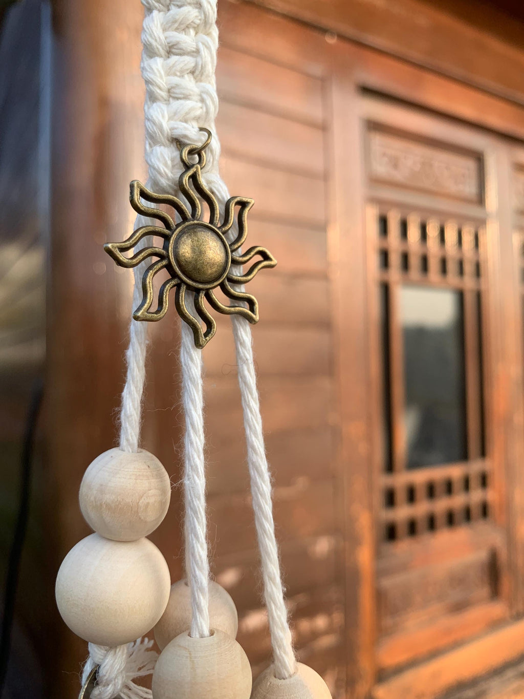 White Hanging Witch Bells for Door Protection, Wiccan Pagan Decor, Evil Ward & Negative Energy Shield, Handmade Folk Magic Charm, Wicca Gift