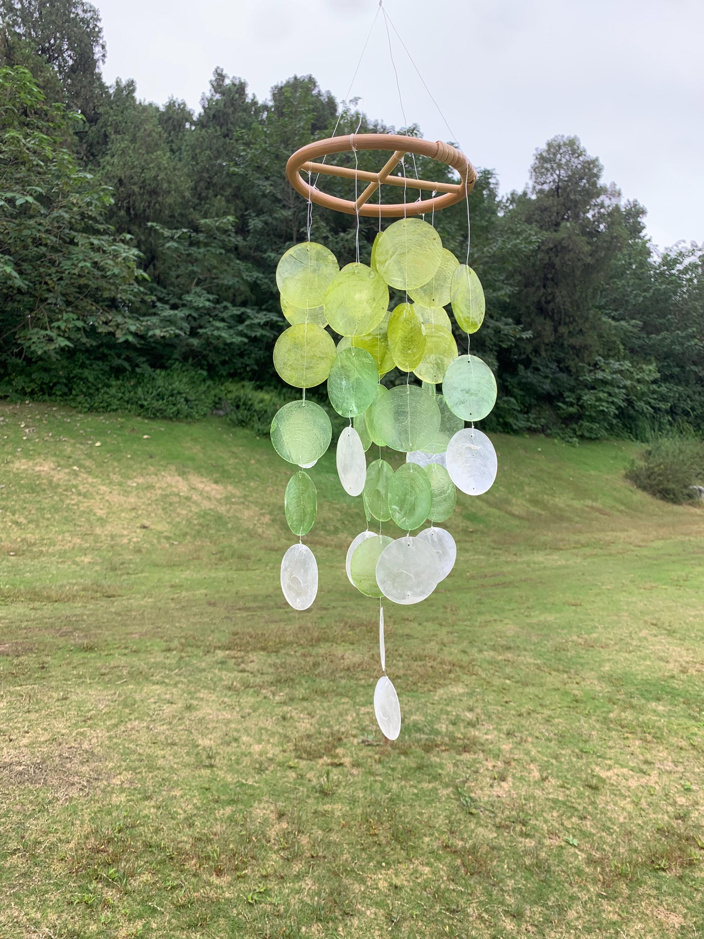 Handmade Seashell Wind Chime, Coastal Home Decor, Boho Wind Chime, Delicate Shell Wind Chime, Handmade Beach Decor, Gift for Sea Lovers