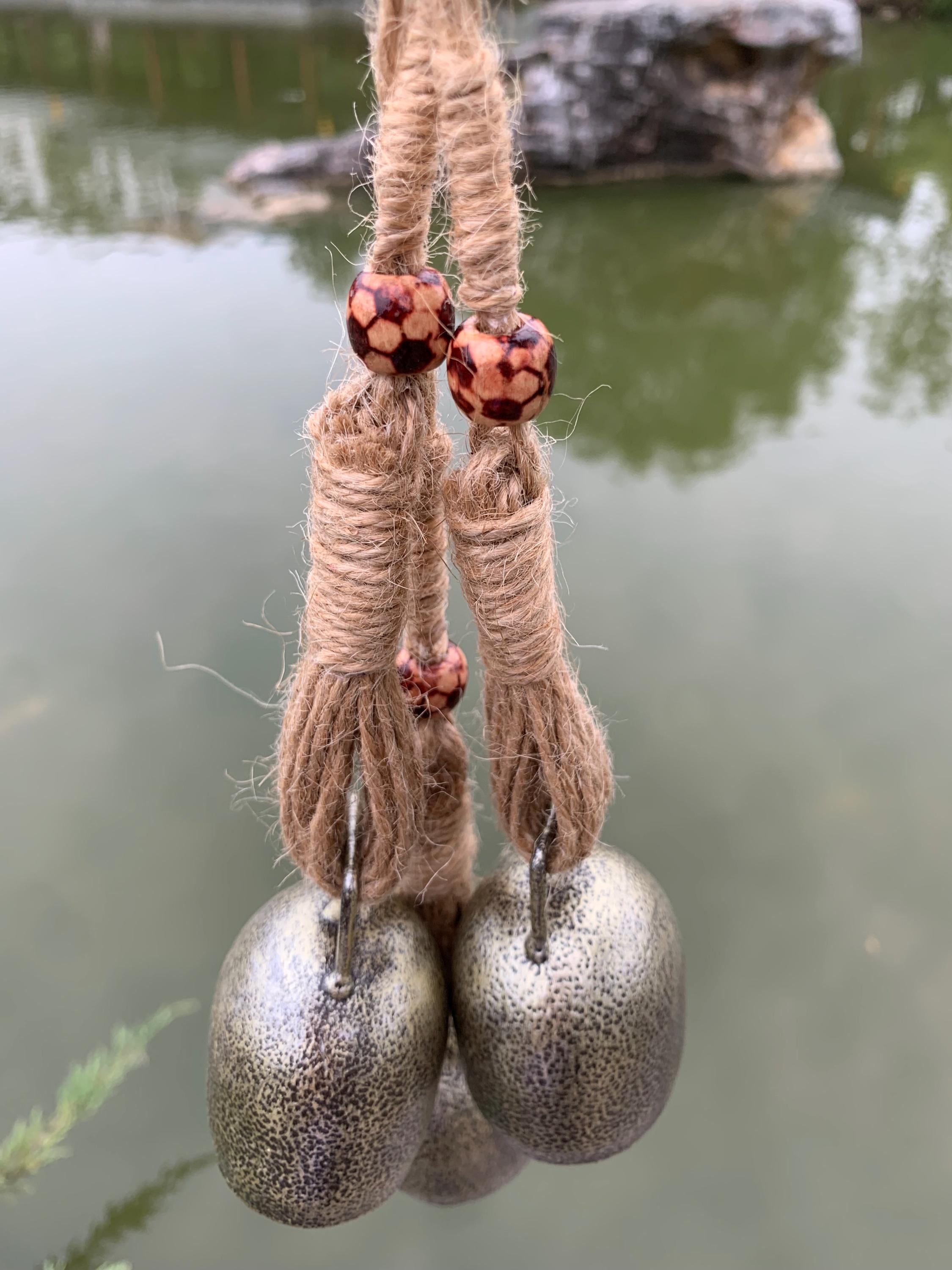 Decorative Hanging Door Bells, Vintage Rustic Farmhouse Door Bells,  Vintage Style Hanging Bells for Front Door, Positive Energy Charm