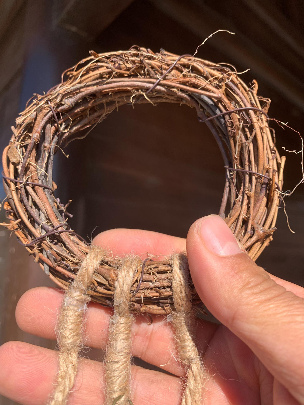 Wreath Witch Bells Door for Home Protection, Good Luck Charm, Yule Gift for Her