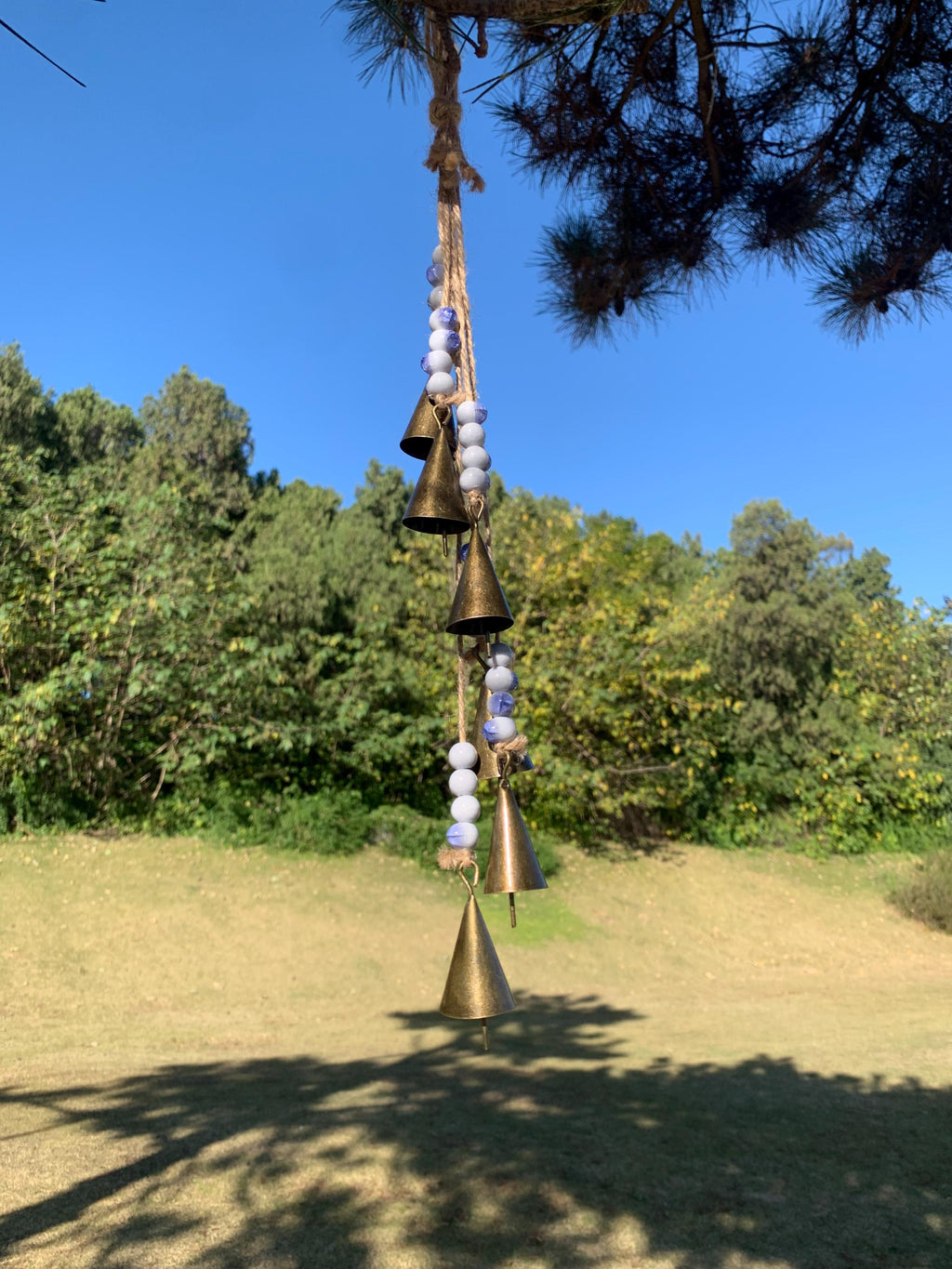 Hanging Witch Bells for Wreath, Decorative Decor for Swag, Pagan Supplies