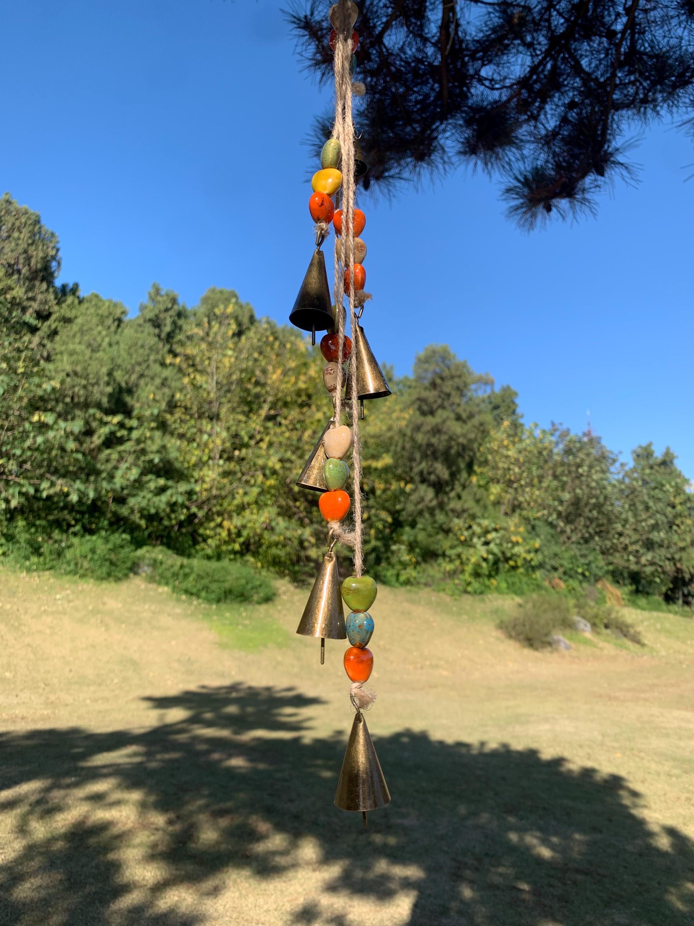 Hanging Witch Bells for Wreath, Decorative Decor for Swag, Pagan Supplies