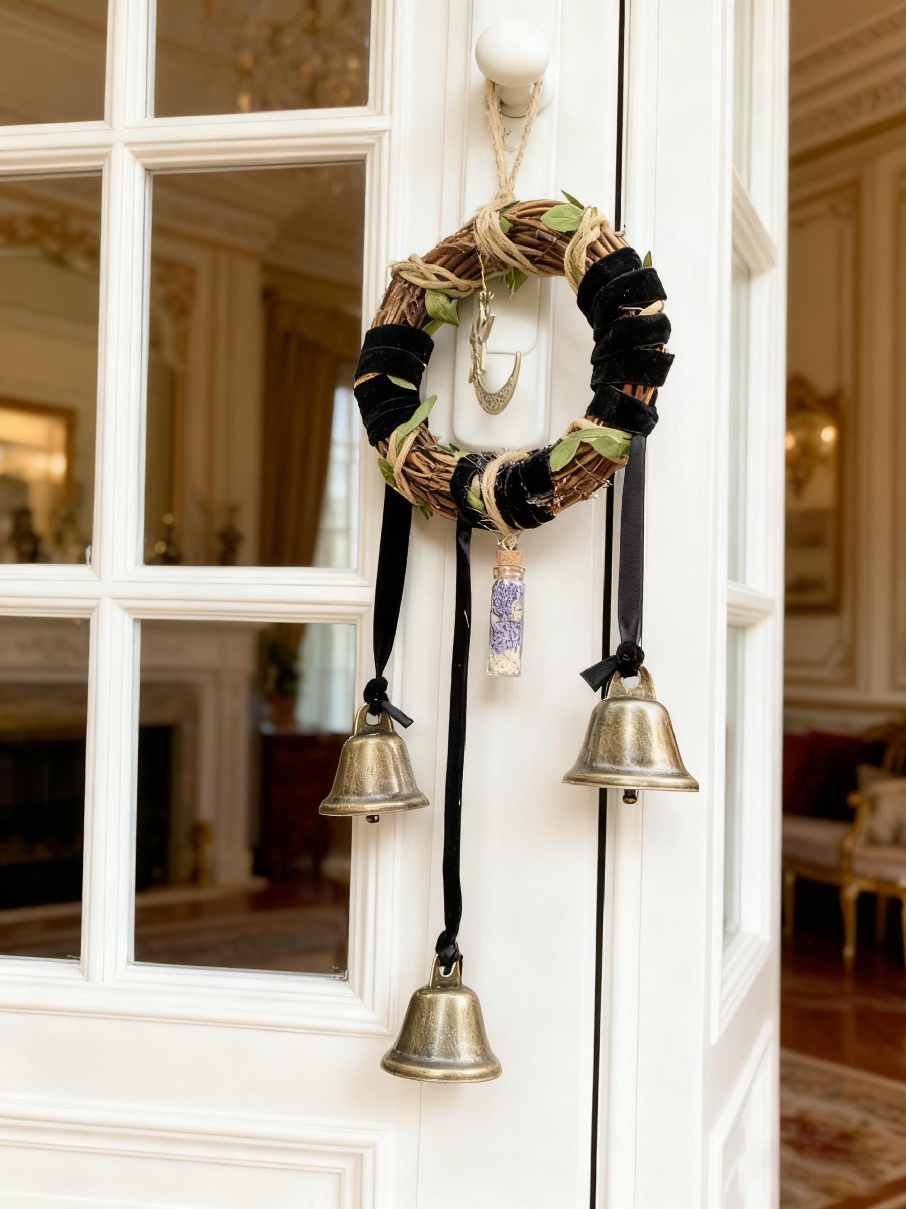 Witch Bells for Door Protection, Ward Off Negativity, Pagan Door Charm