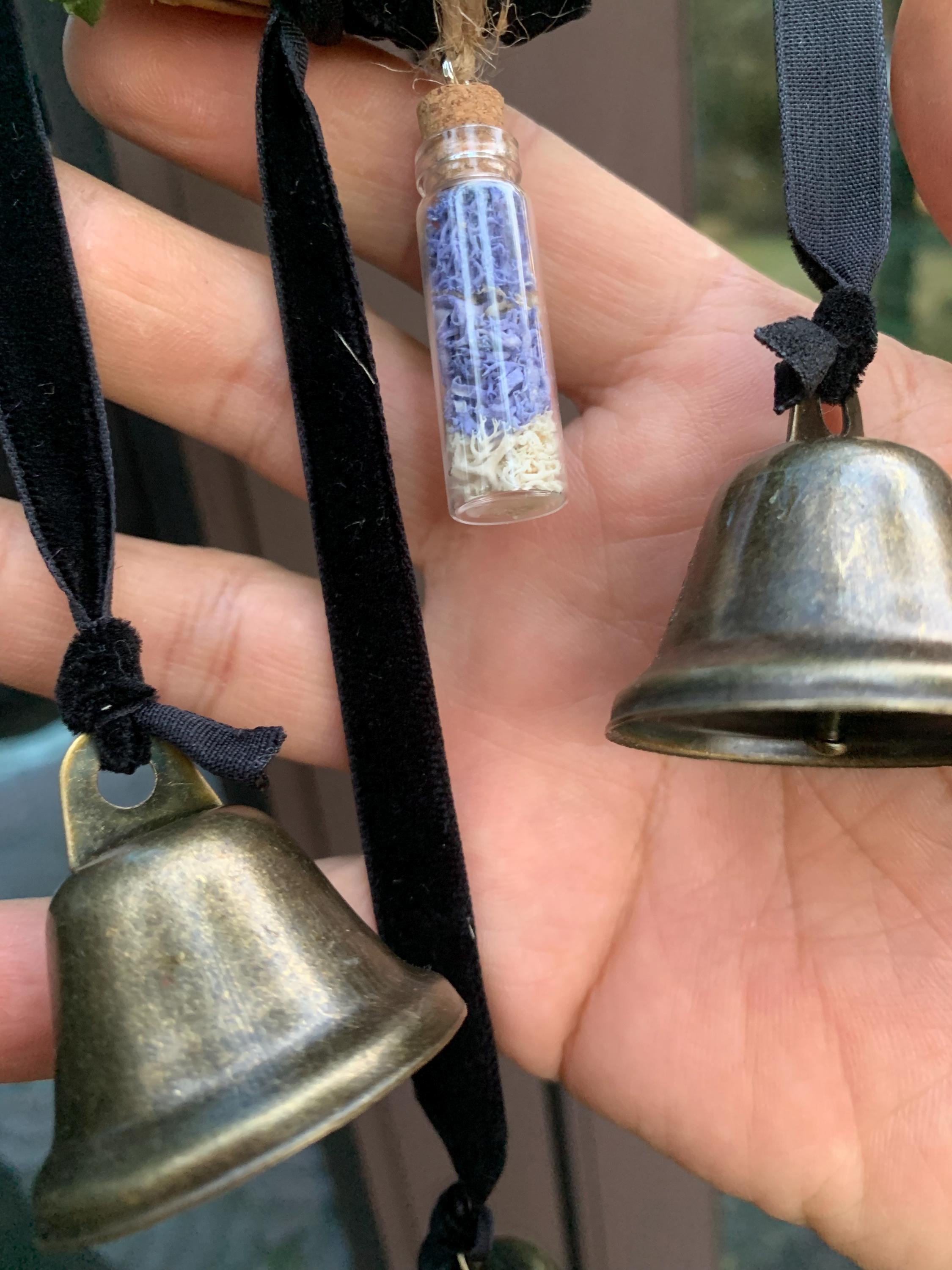 Witch Bells for Door Protection, Ward Off Negativity, Pagan Door Charm