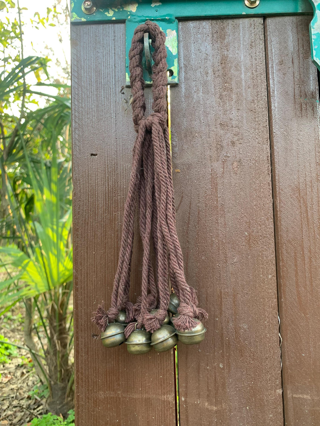 Brown Hanging Witch Bells for Door Protection,  Ward Off Negativity, Witchcraft Supplies & Gothic Home Decor