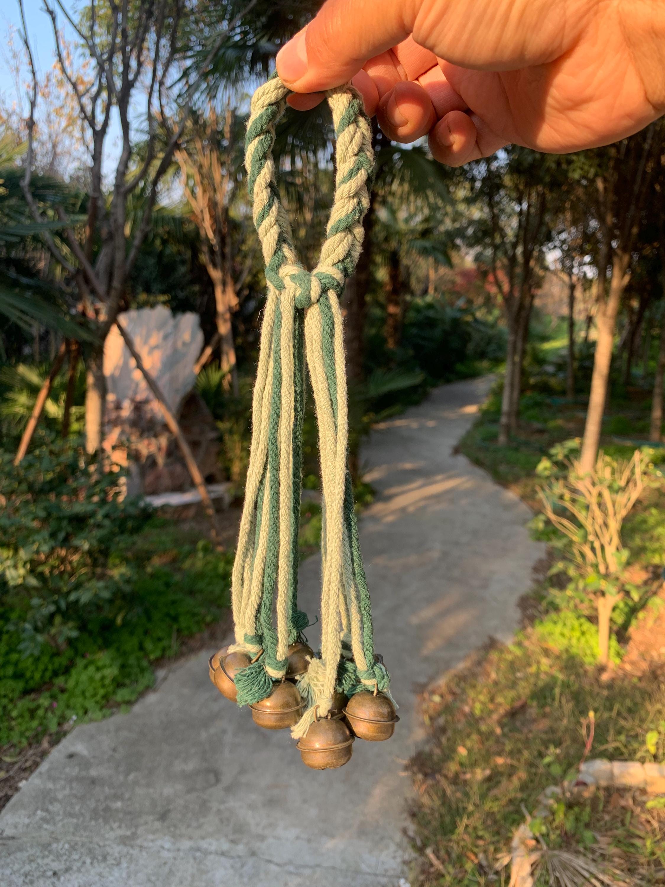 Hanging Witch Bells for Home Protection, Ward Off Negative Energy, Wiccan Gifts for Her