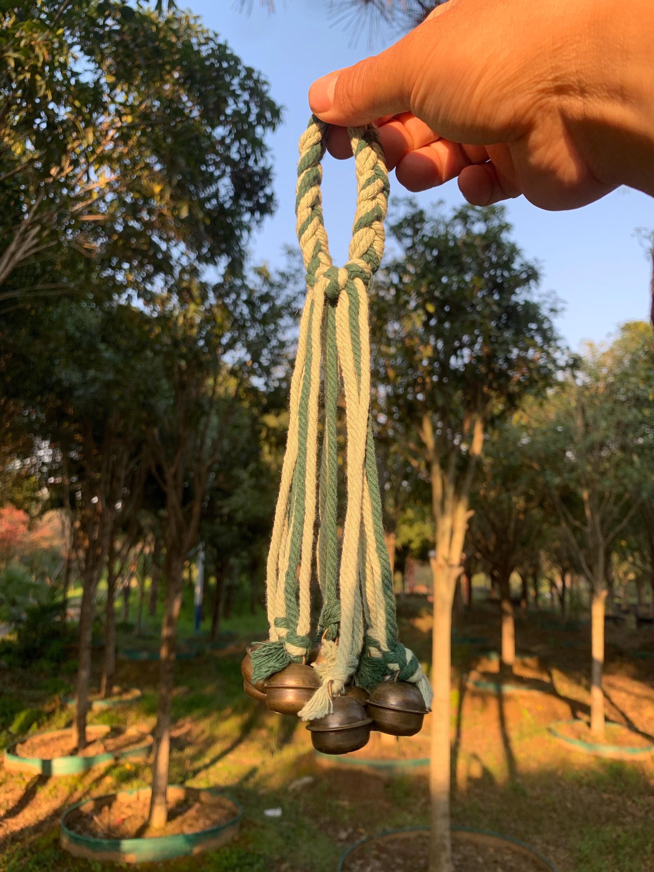 Hanging Witch Bells for Home Protection, Ward Off Negative Energy, Wiccan Gifts for Her