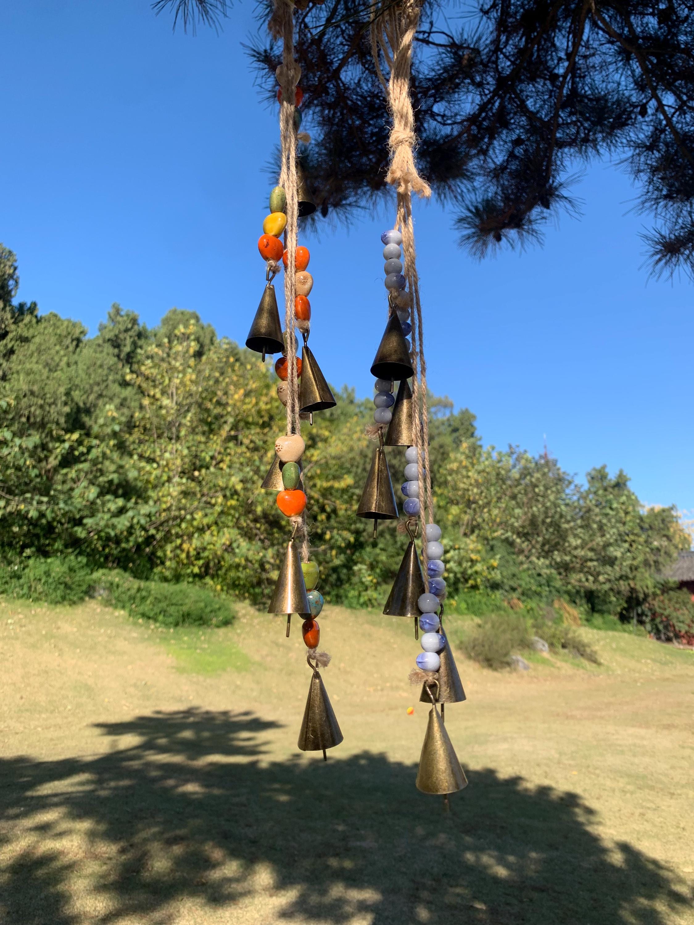 Hanging Witch Bells for Wreath, Decorative Decor for Swag, Pagan Supplies