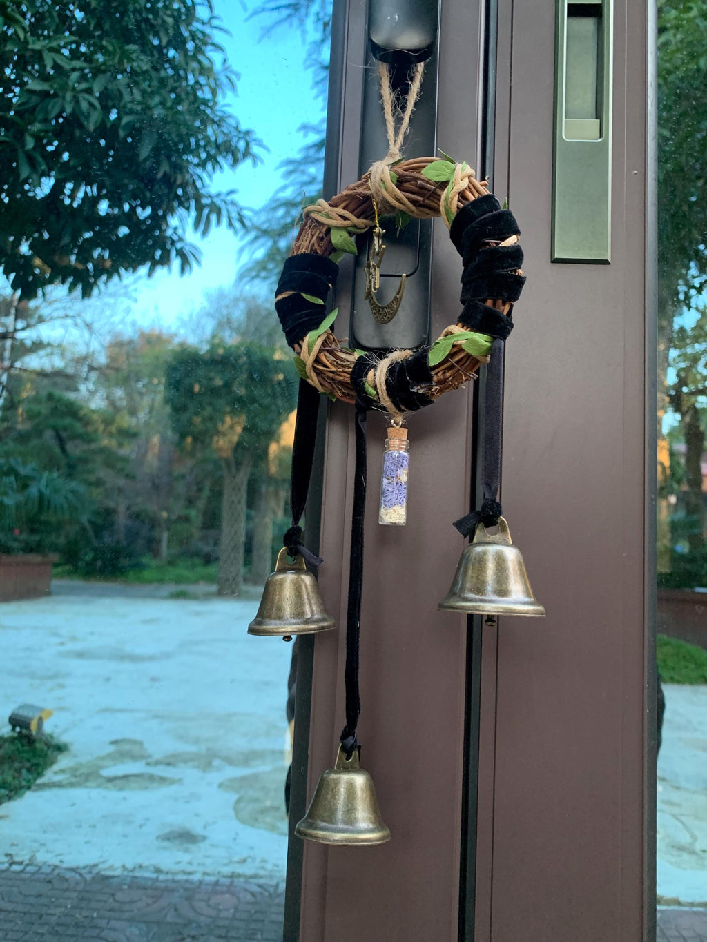 Witch Bells for Door Protection, Ward Off Negativity, Pagan Door Charm