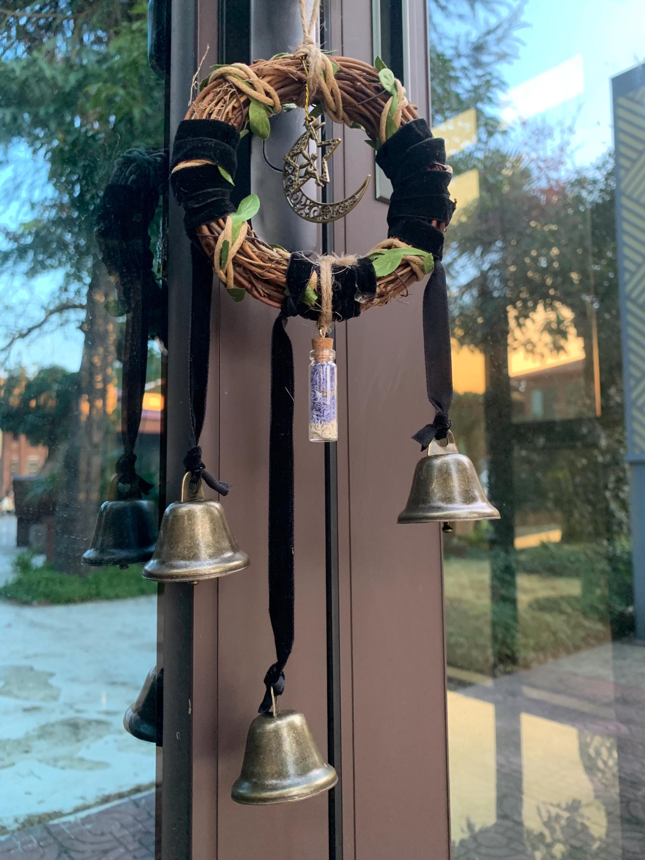 Witch Bells for Door Protection, Ward Off Negativity, Pagan Door Charm