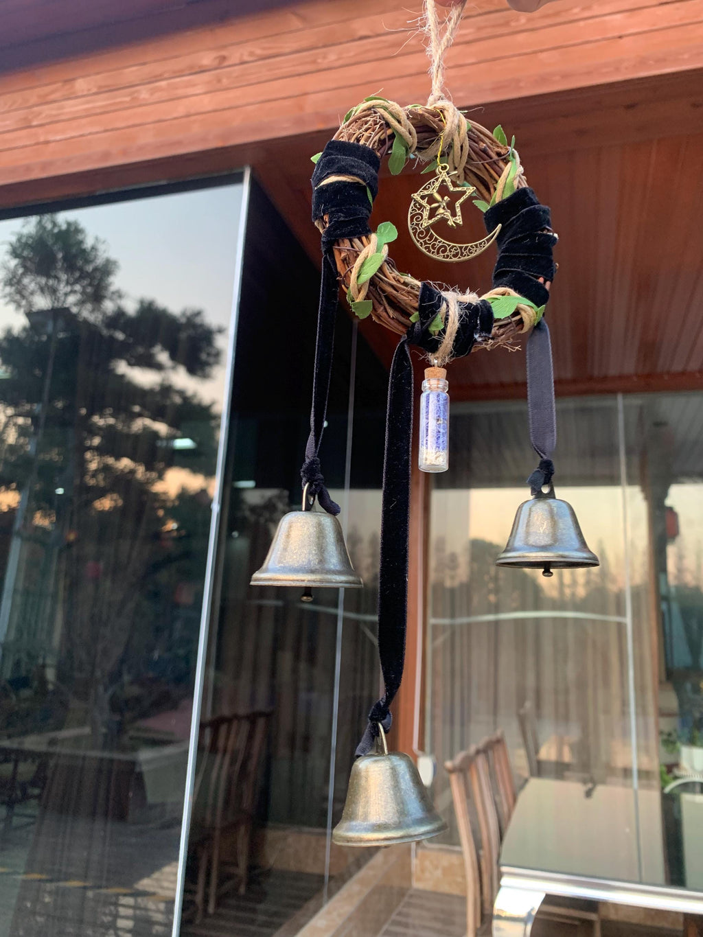 Witch Bells for Door Protection, Ward Off Negativity, Pagan Door Charm