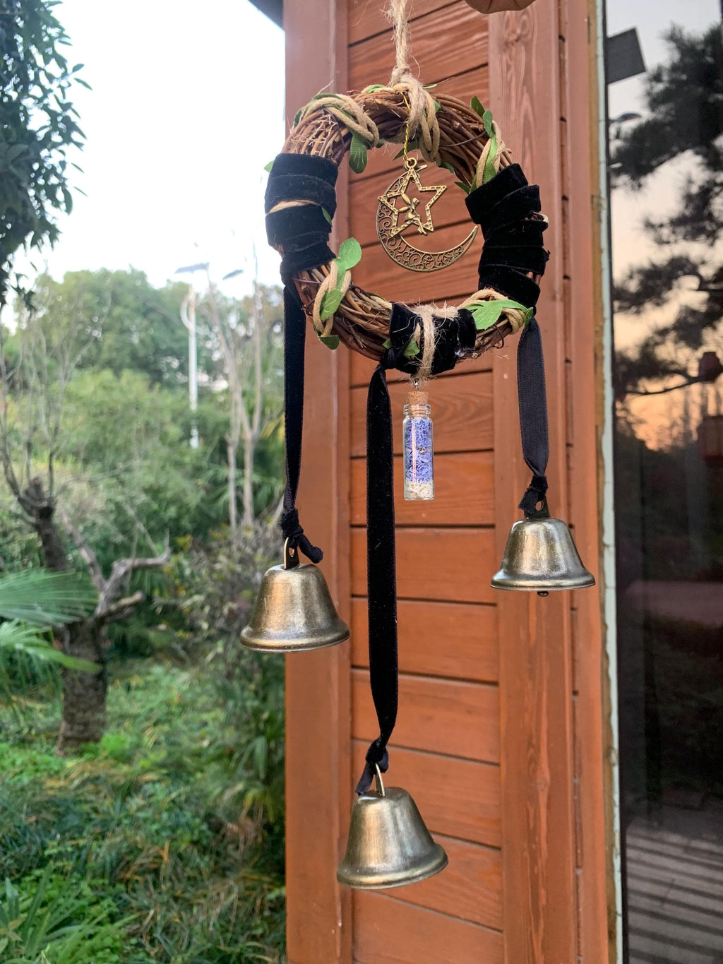 Witch Bells for Door Protection, Ward Off Negativity, Pagan Door Charm