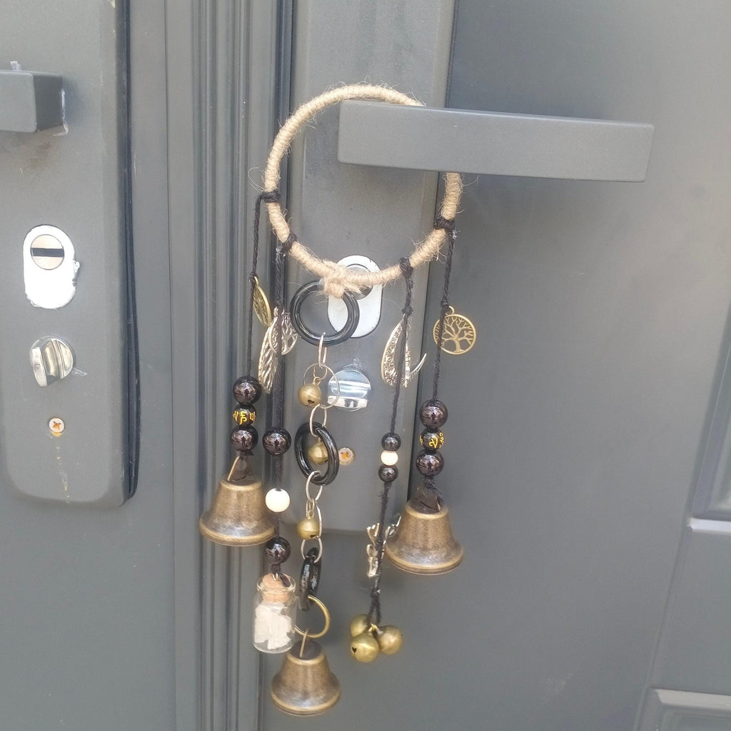 Brass Bells, Witch Bells and Wind Chimes, Hanging Witch Bells, Wicca A