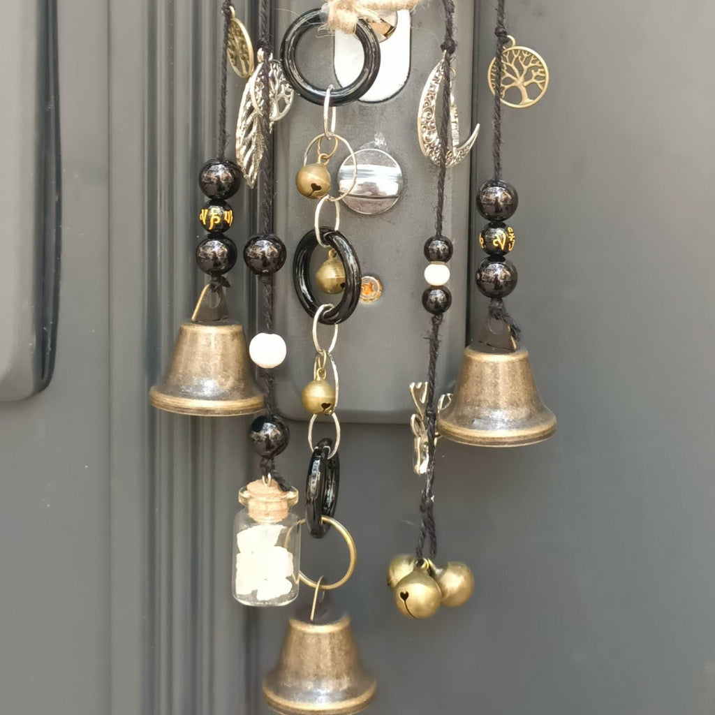 Brass Bells, Witch Bells and Wind Chimes, Hanging Witch Bells, Wicca A